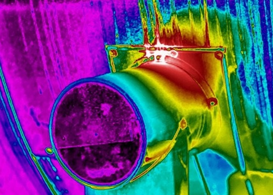 Thermogramm Kessel/Isolierungen